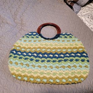 Talbots crochet bag